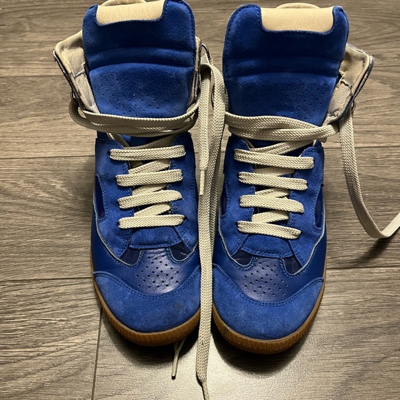 MAISON MARGIELA women’s blue high top sneakers - Picture 7 of 7